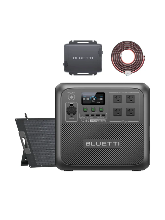 BLUETTI AC180 — 1152Wh / 1800W